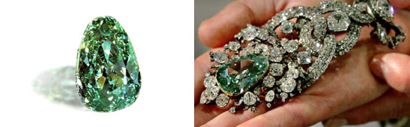 green Drezden Diamond - loose fancy green diamonds